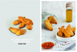 Chicken STRIPS in Cornflake Coating